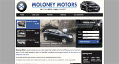 Desktop Screenshot of moloneymotors.ie